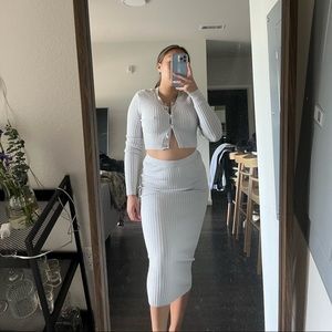 437 MIDI Skirt Set S